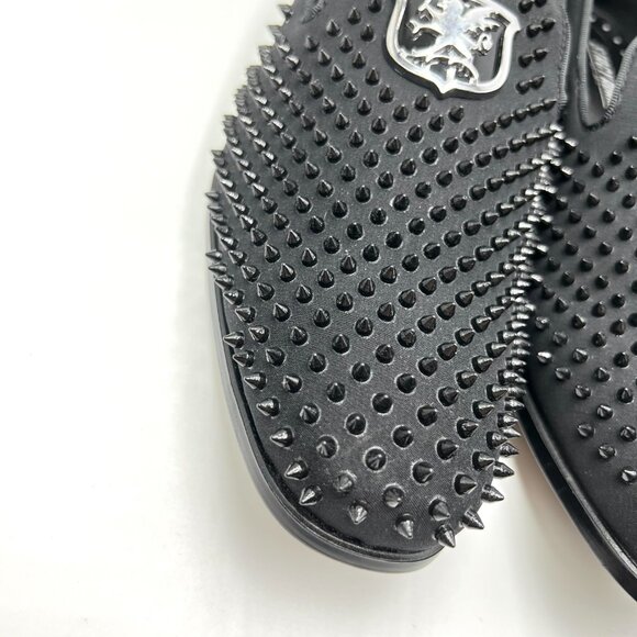 Stacy Adams Mens Size‎ 7.5 7.5M Sabre Black Spiked Studded Slip On Loafers Shoes main image 7